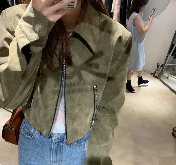 Classic Suede Transit Jacket for Women
