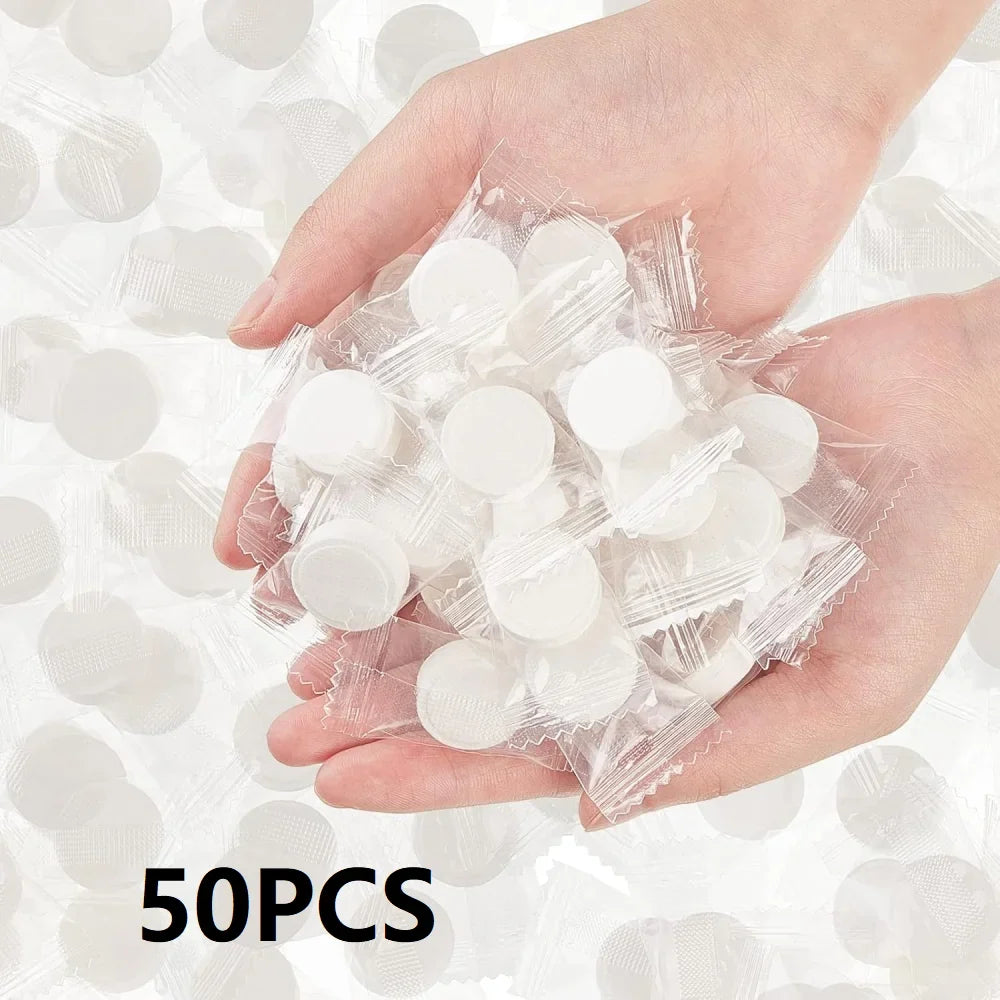 50/100/200 compressed towel cotton mini hand wet wipes sheet towels, suitable for travel, home, beauty, camping, outdoor sports