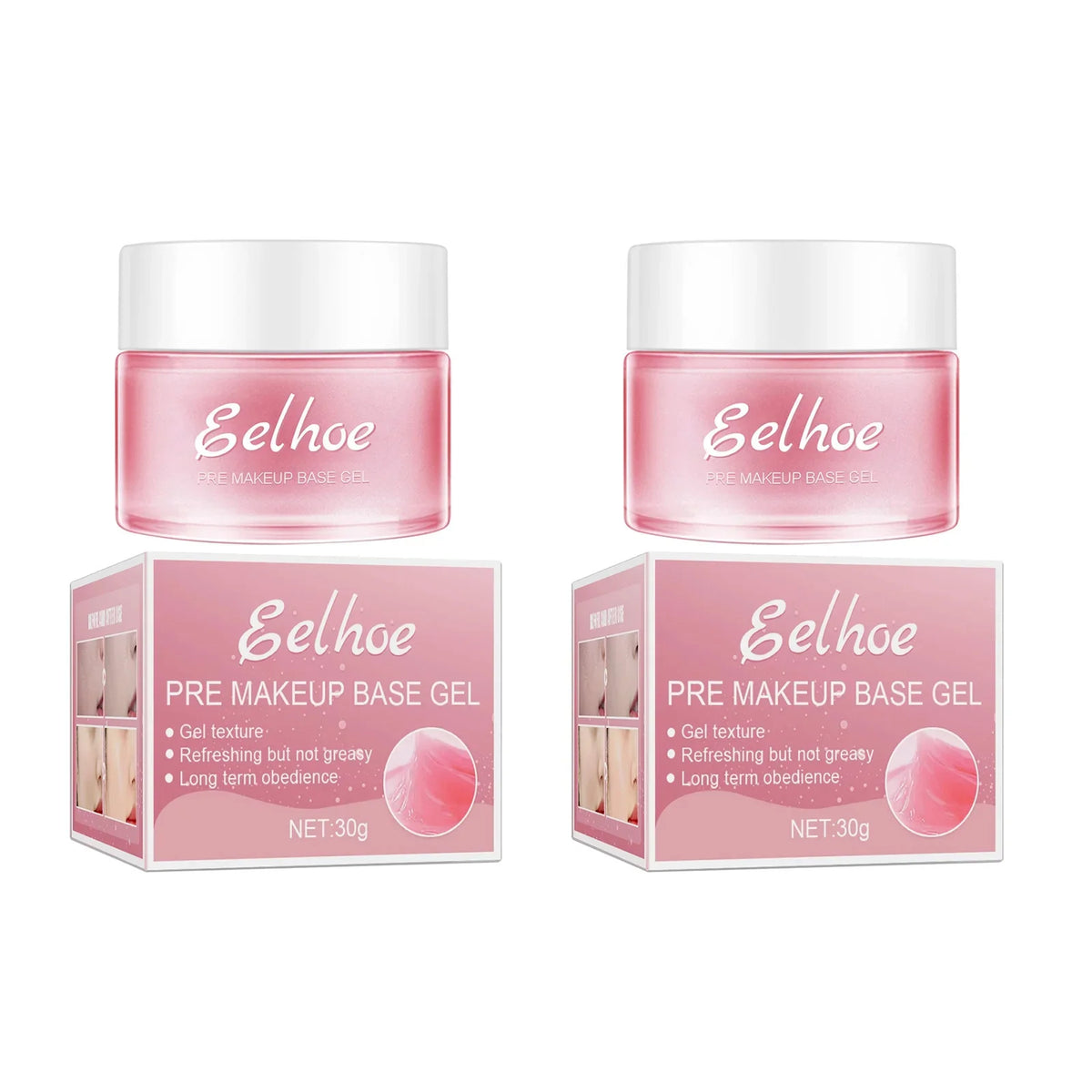 EELHOE Makeup Face Primer Base Makeup Isolation Cream Gel Concealer Moisturizing Face Primer Invisible Pore Base Pre Makeup Base