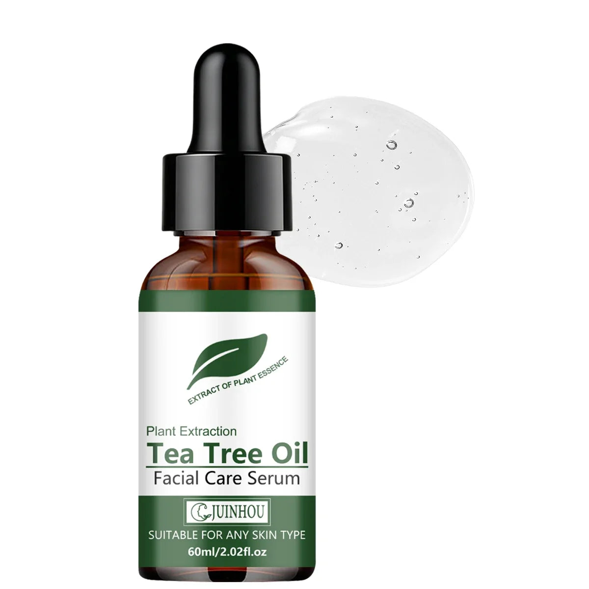 JUINHOU Green Tea Oil Hydration Facial Serum Cleans Brighten Smooth Skin Makes Skin Plump and Elastic Suitable for Everyone