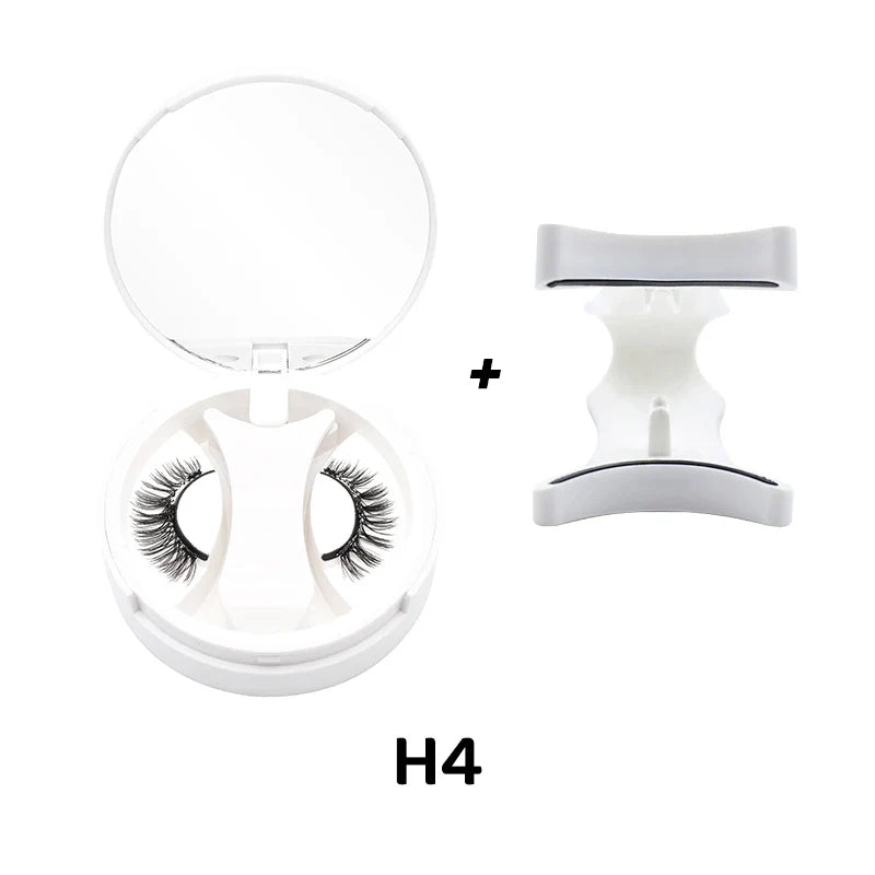 3D Magnetic Eyelashes Kit Reusable Natural Magnetic False Eyelashes Set No Glue Needed Magnet Lashes with Applicator Magnetic