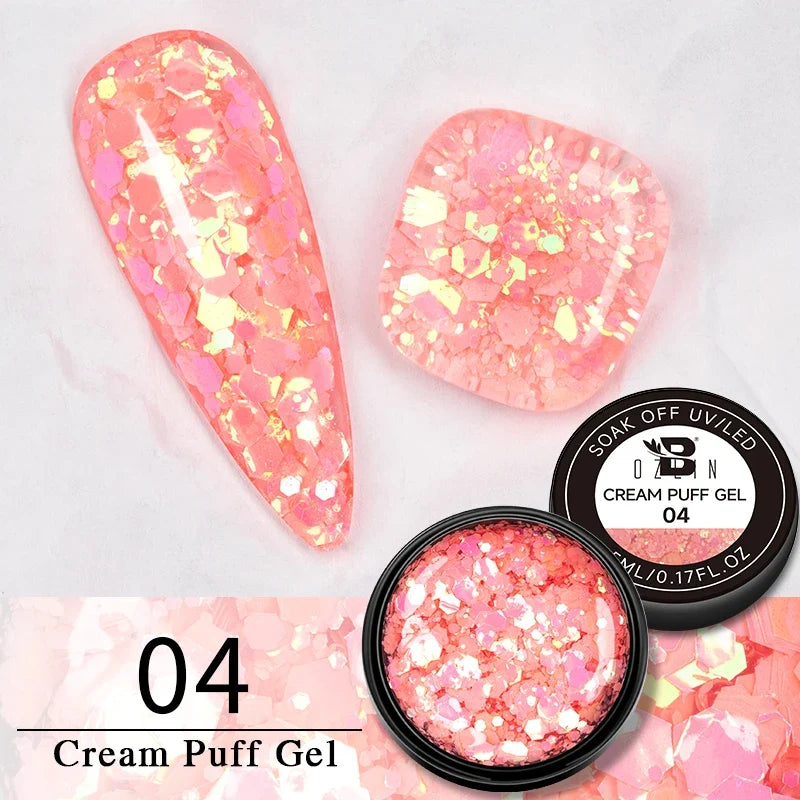 AWStorG 5ML Super Silver Metallic Gel Nail Polish Metal Effect Painting Gel Chromes Varnis Semi Permanent for Nail DIY