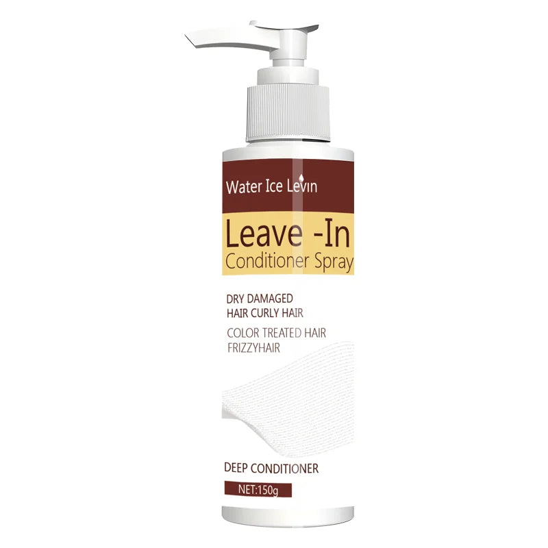 Hair Care Spray, Leave-In Conditioner and Smoothing Agent - Anti-Frizz, Deep Repair for Split Ends and Breakage - Suitable for Curly, Dry and Damaged Hair