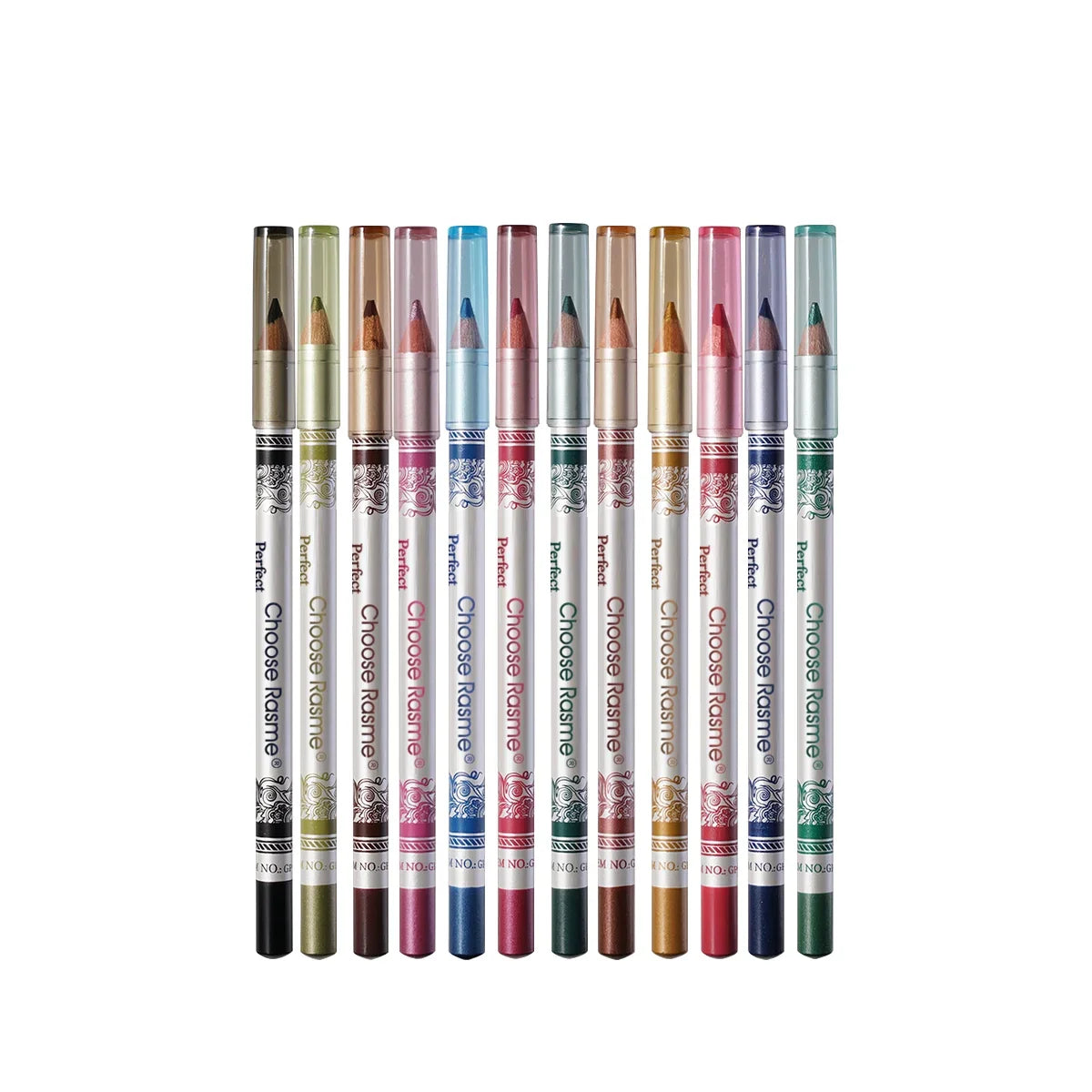 12 Color Cream Eyeliner Pen Easy To Color Anti Sweat High Pier Pencil Women's Daily Makeup Accessories