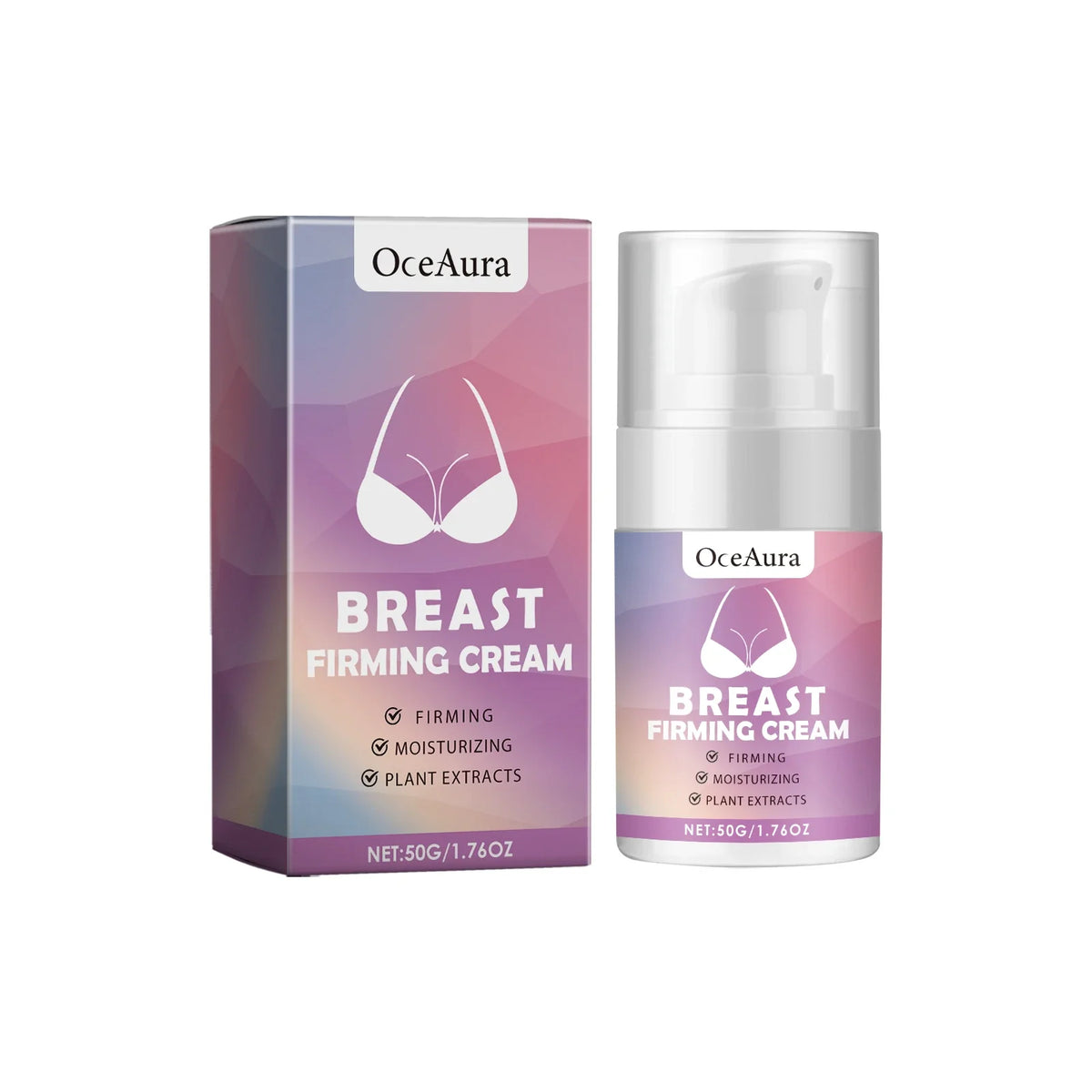 Breast Firming Cream Lifting Tightening Moisturizing Anti-Sagging Improves Elasticity Fast Absorbing For Women's Bust Care 50g