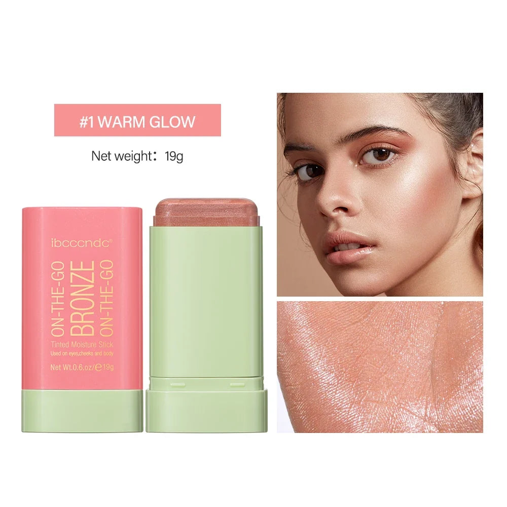 4 Colors Contour Bronzer Stick Long Lasting Moisturizing Contouring Face Body Multi-use Shading Stick Cosmetics Korean Makeup