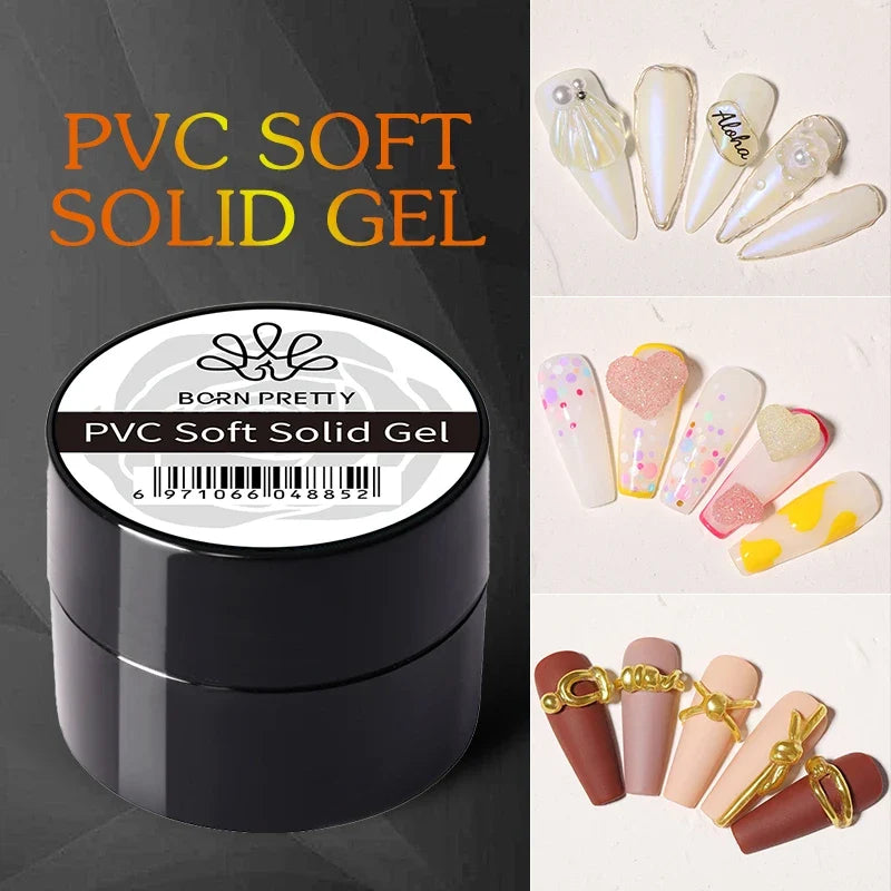 BORN PRETTY Super Holos Metallic Painting Nail Gel for Nails Soak Off Holographics Laser Gel Polish Gold Silver Paint Gel 5ml