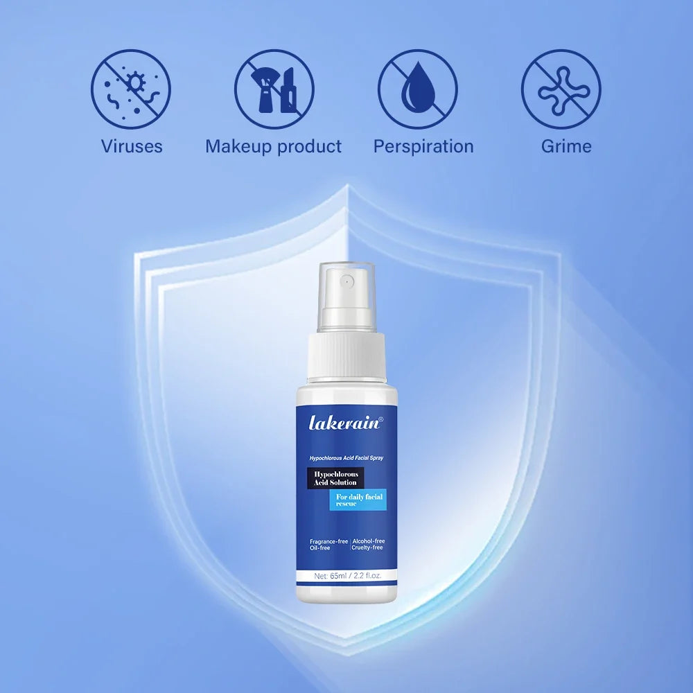 Hypochlorous Acid Facial Spray Reduce redness swelling acne Versatile uses for every skin Calm Redness Eyelid lrritation Care Sk