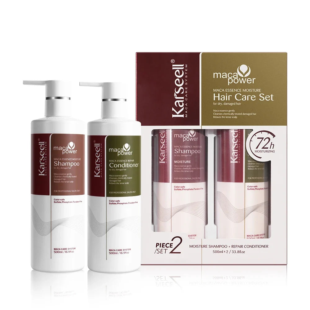 Karseell Collagen Hair Treatment Repair Conditioning, Shampoo and Conditioner for Dry Damaged Hair All Hair Types Hair Care Gift