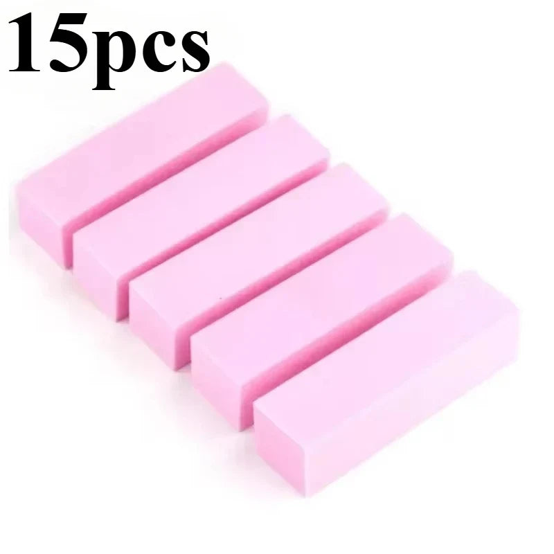 5/10/15/20Pcs Nail Buffer Professional Nail File Polisher Block Manicure Pedicure Files Sanding Polishing Sponge Nail Art tools
