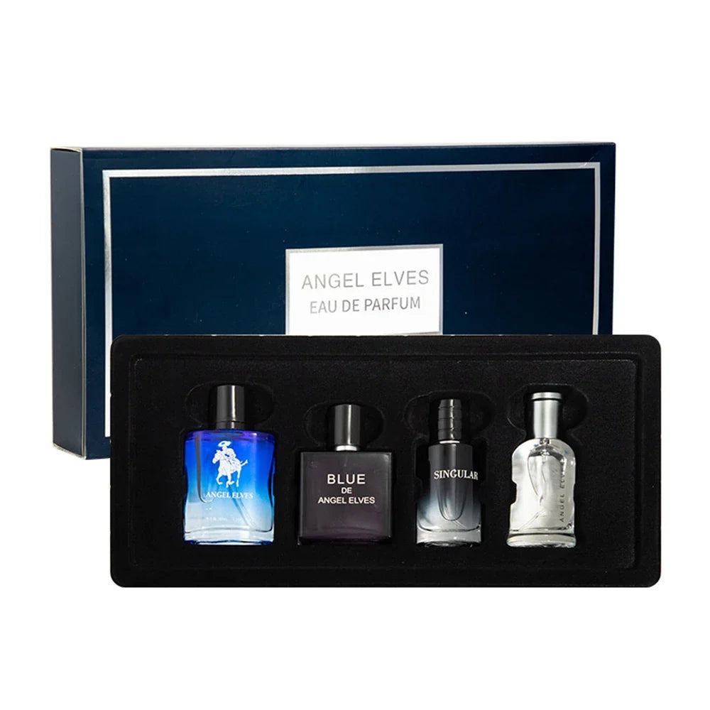 Brand Perfume Men For Date 120ml Pheromone Perfumes Masculinos Lasting Charming Man Spray Parfums Homme Gift Box 4 Pcs Set New