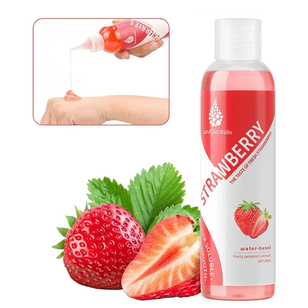 Fruit Flavor Lubricant for Sex Love Gel Vagina Water Base Body Lubricant Lube Love Gel Gay Sex Games Sex Toys Anal Lubricant