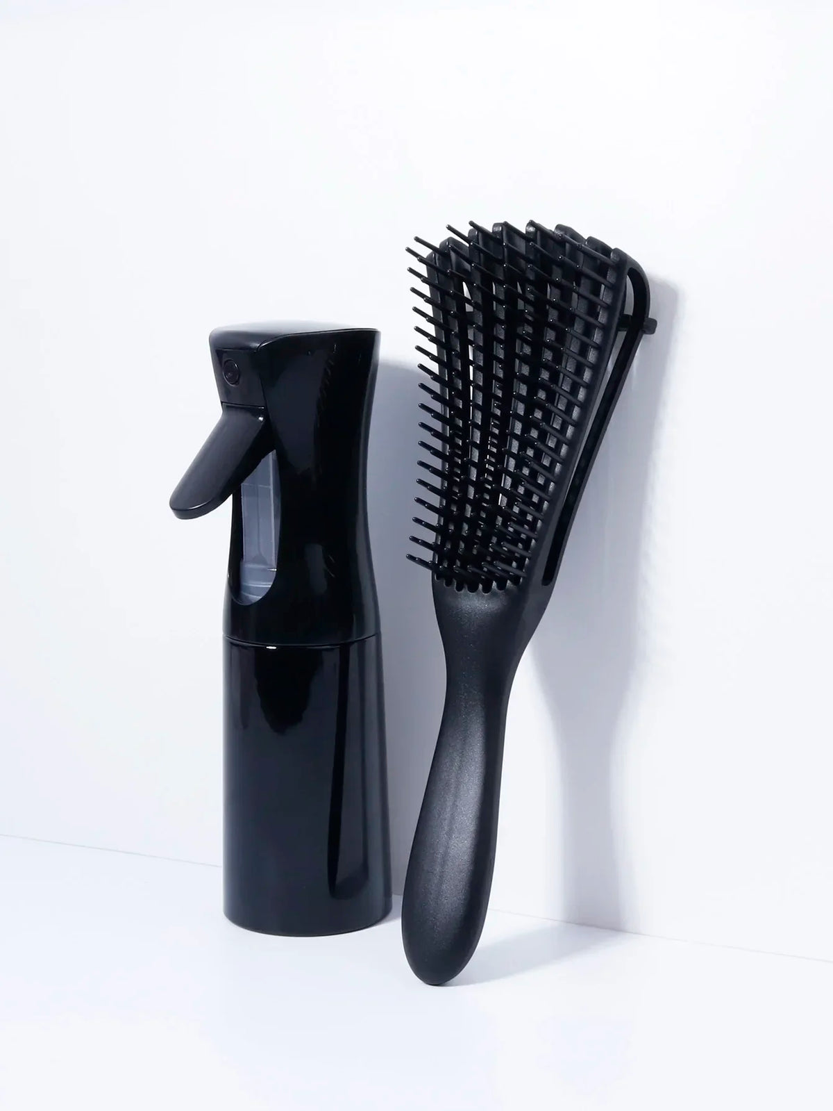 2pcs/set Profesional Hairbrush with Spray Bottle Scalp Massage Hair Care Soft Comb Mist Spray Bottle Salon Hair Styling Tools
