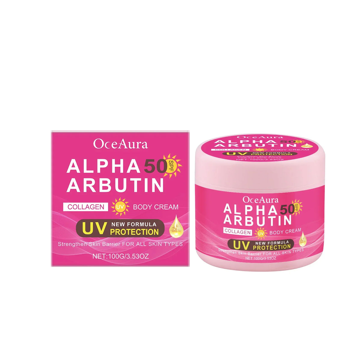Alpha Arbutin Body Cream Repair Rough Dullness Anti Drying Body Moisturizer Uv Protection Reduce Melanin Skin Brightening Lotion