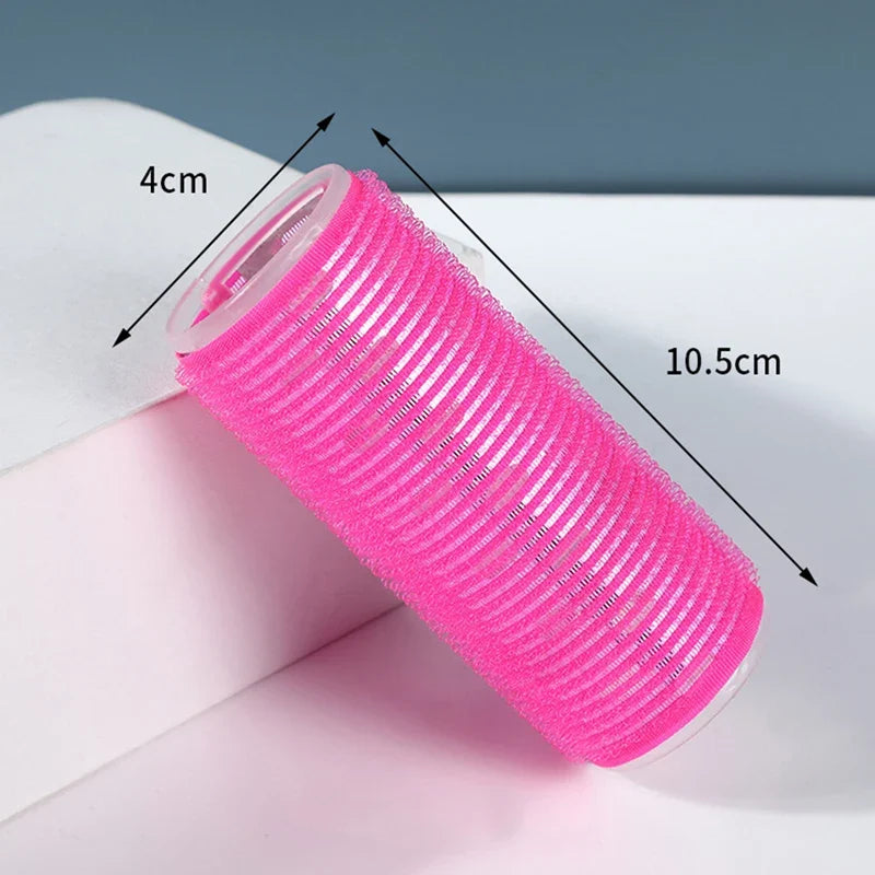Different Size Self Grip Hair Rollers Magic Curler Plastic Self-adhesive Hair Curling Hairdressing Tool Girl Beauty Styling Tool