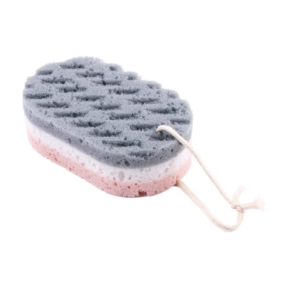 High Quality Durable Quick Foaming Bathing Accessories Massage Brush Sponge Scrubber Shower Rub Sponge Bath Ball Body Brush