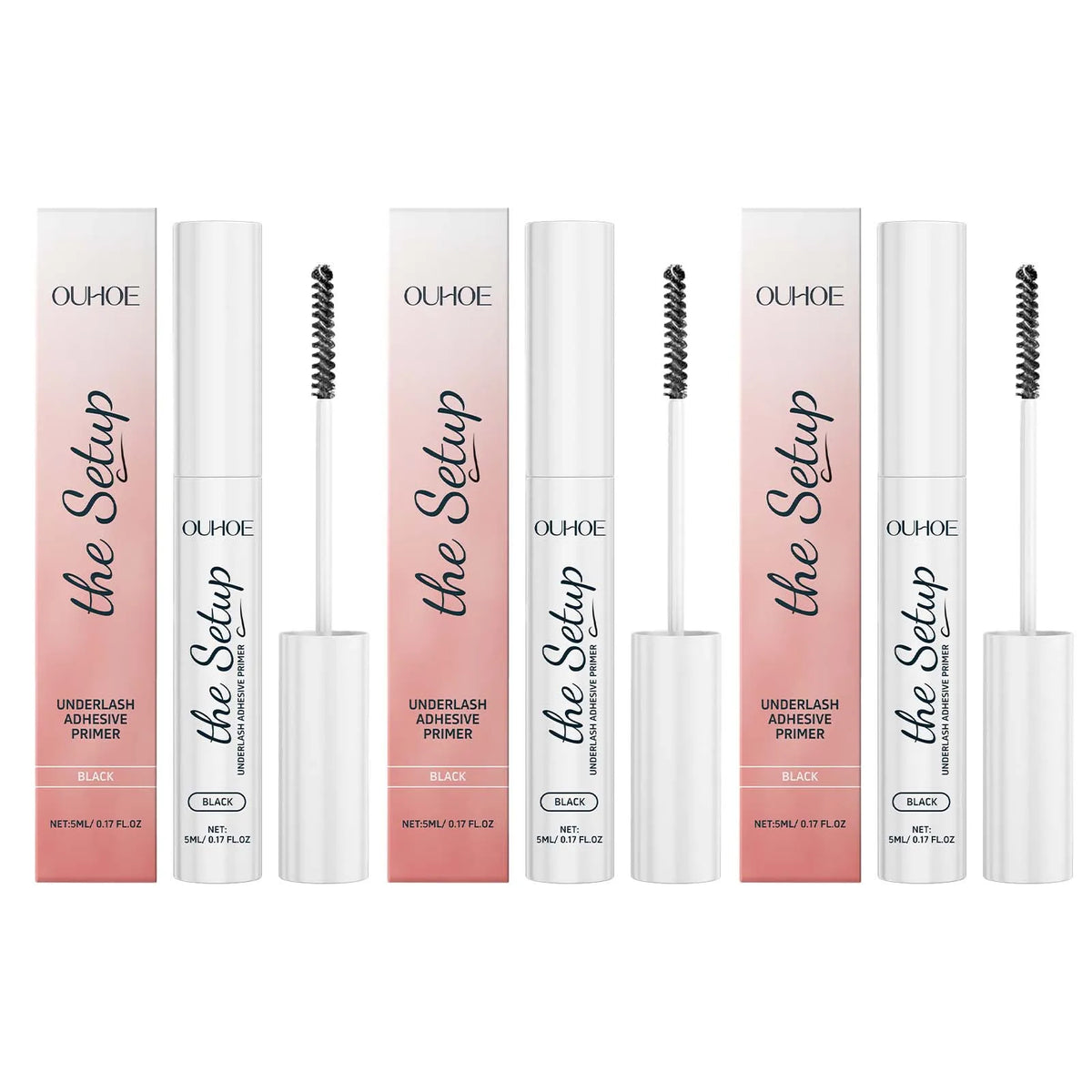 Eyelash Primer Waterproof Mascara Base 5ml Volumizing Lengthening Lash Booster Curling Sweatproof Smudge Proof Eye Makeup Shea