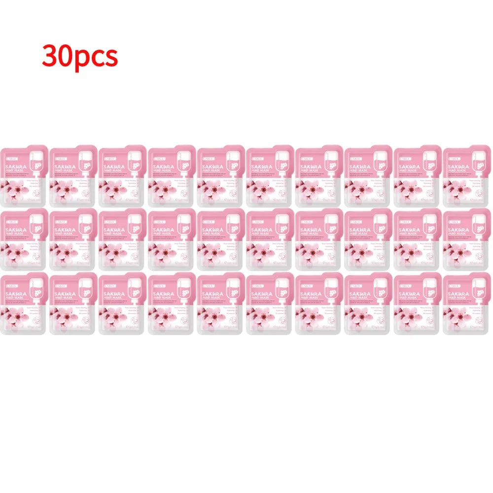 Japan Sakura Mud Face Mask Deep Cleansing Remove Blackheads Oil-Control Clay Mask Moisturizing Deep Cleansing Facial Skin Care