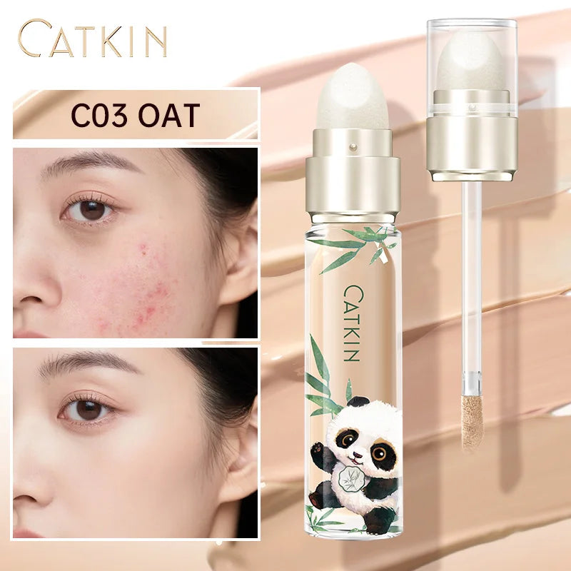 CATKIN Panda double-headed concealer Liquid Oil control Concealer cream Spots Dark circles Skin care