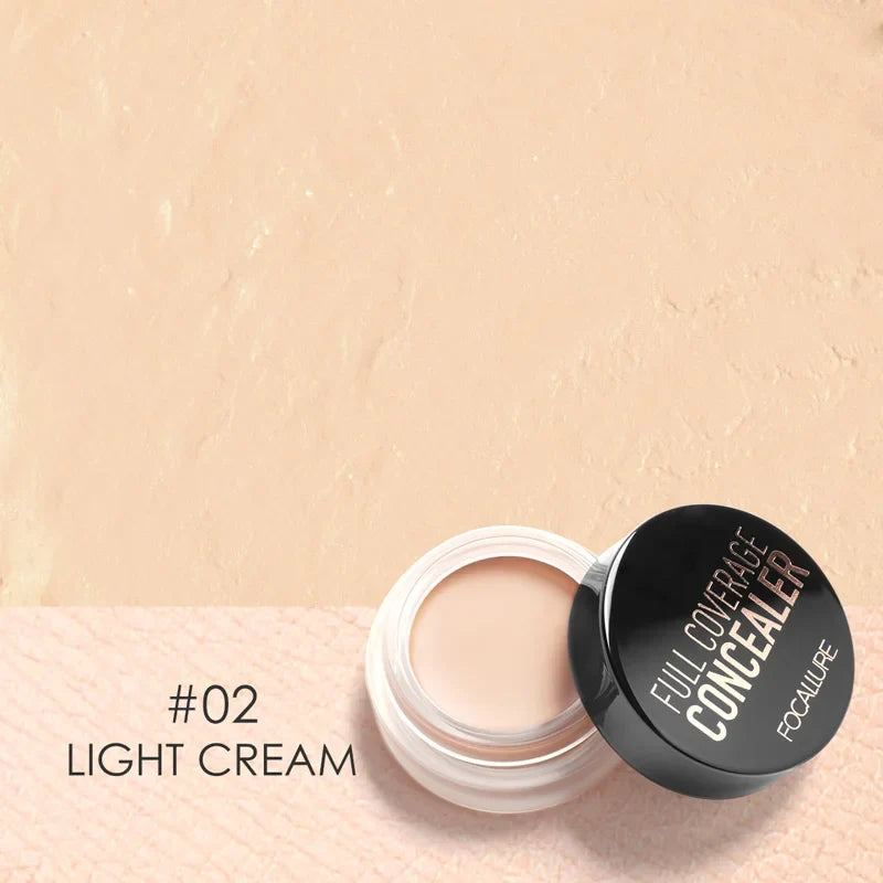 FOCALLURE Makeup Concelaer Full Coverage Waterproof Concealer Cream Oil-control Face Base Foundation Moisturizing Cosmetics