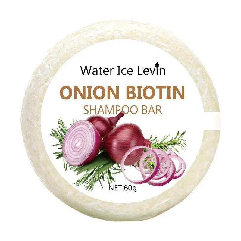 55g/60g Onion Rosemary Shampoo Soap, Handmade Soap Oil Control And Dandruff Removal Soap For Both Men & Women