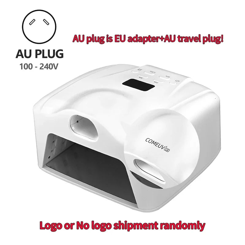 2 In 1 UV LED Gel Nail Lamp Auto Sensor Nail Dryer Fast Curing Gel Drying Light Professional Manicure Drying Lamp with SingleToe