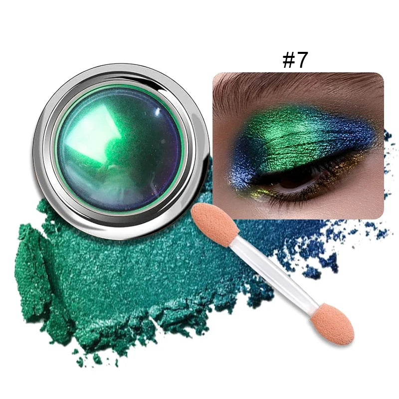 Chameleon Optical Color Shift Eyeshadow Cream Multi Chrome Shimmer Metallic Eye Lip Pigment Long Lasting Duochrome Makeup
