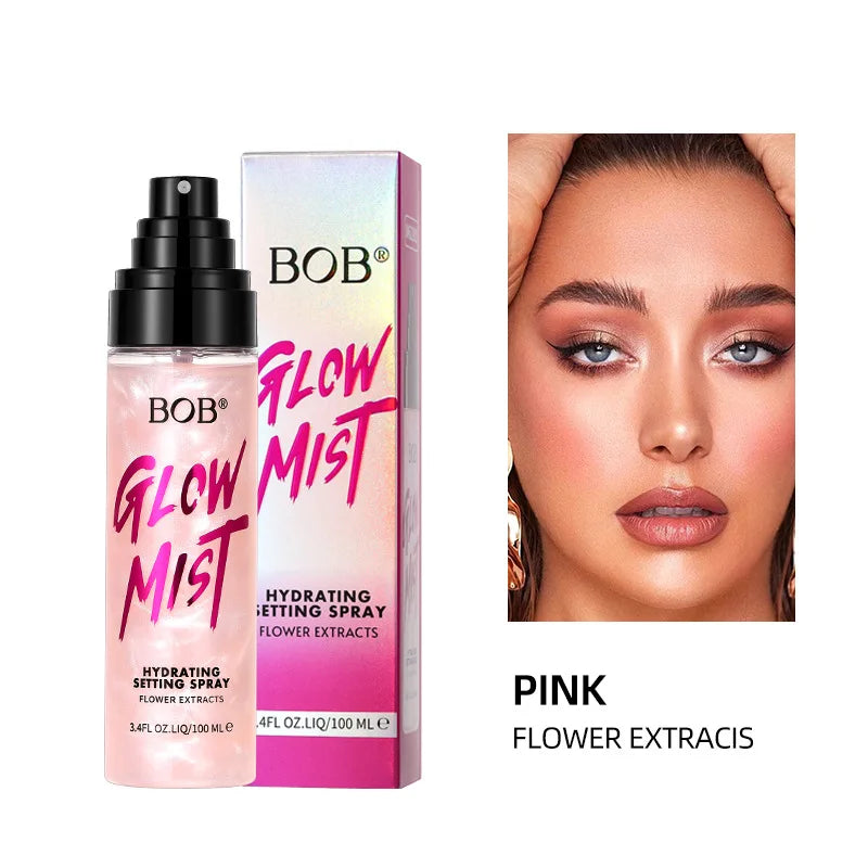 Gilded Fine Glitter Waterproof, Sweat-proof, Long-lasting Oil-control, Moisturizing and Setting Spray for Cosmetics