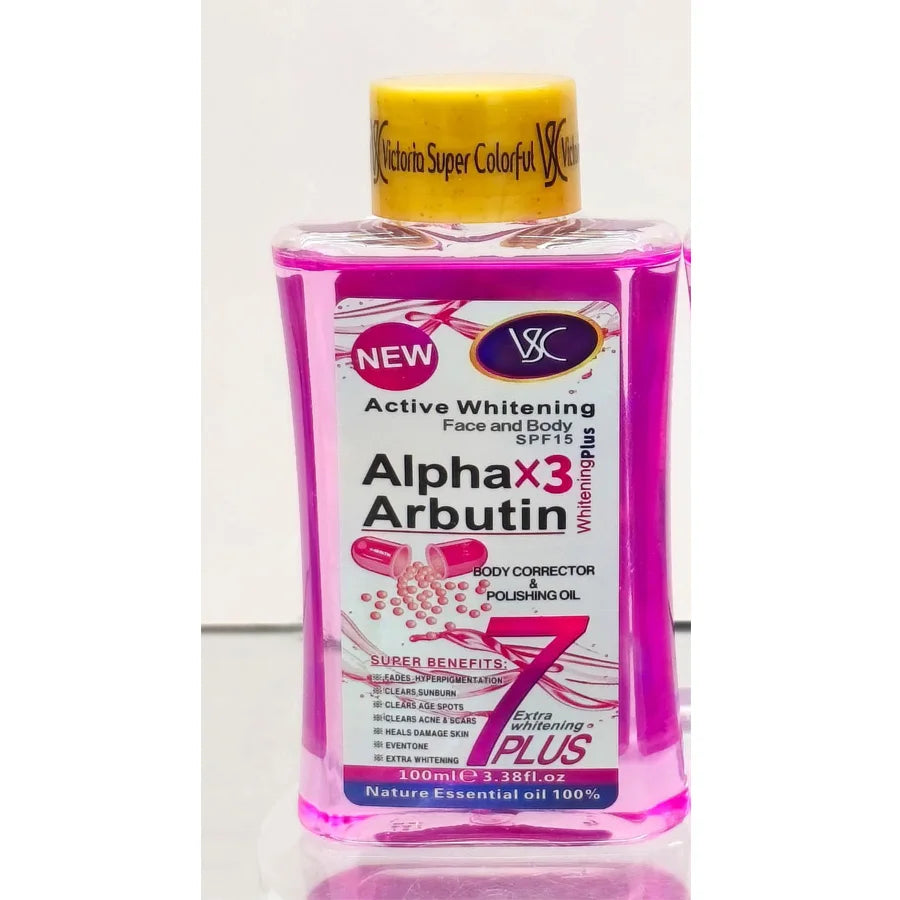 Alpha Arbutin Whitening Oil Smoothing Moisturizer Brighten Anti-Aging Nourishing Lighten Fine Lines Spots Body Massage Skin Care
