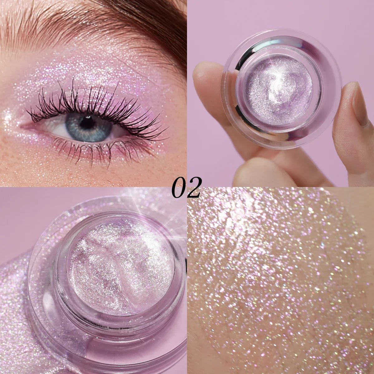 7 Color Liquid Eyeshadow Waterproof, non-sticky rmt Highlighter & smoky eyeshadow with vivid color payoff Cosmetics