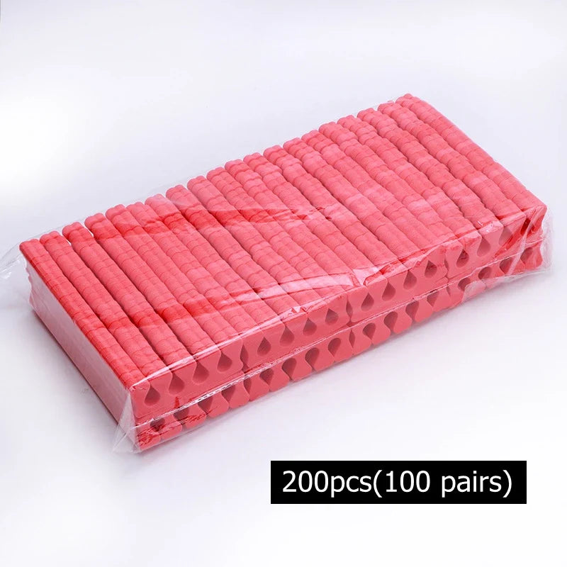 100/200/400pcs Nail Art Toes Separators Soft Sponge Fingers Foot Gel UV Polish Coating Painting Manicure Pedicure Tools Foam