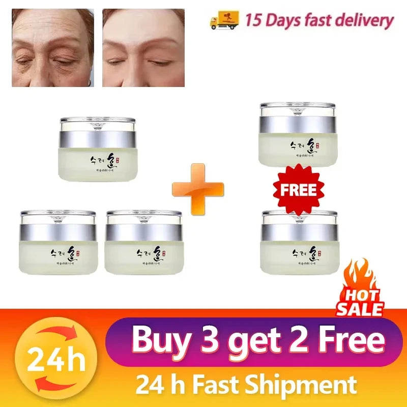 50g Collagen Firming Korean Skincare Cream: Deep Hydration, Reduces Fine Lines, Anti-Aging, Brightening Face Cream