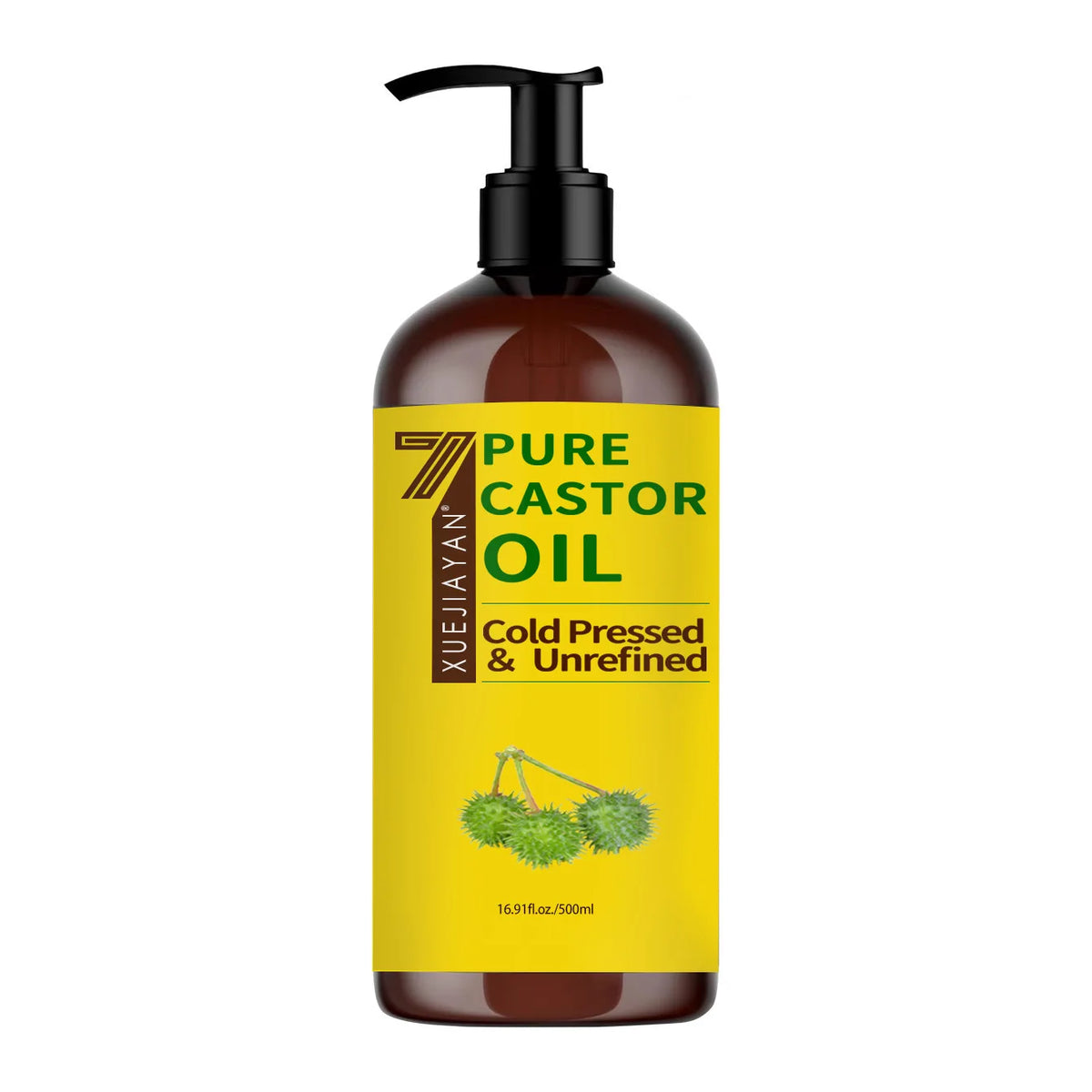 100% Pure And Castor Oil For Eyelashes Hair Growth, And Eyebrows - Carrier Oil For Essential Oils, Aromatherapy And Massage