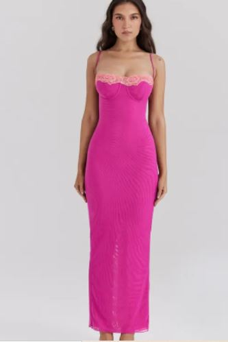 Lace Bodice A-Line Dress