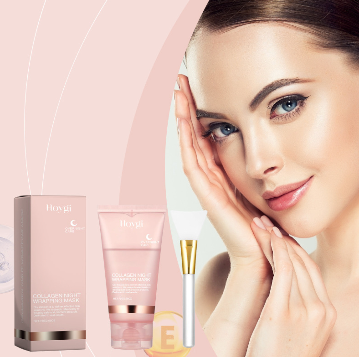 Peel-Off Collagen Mask with Brush