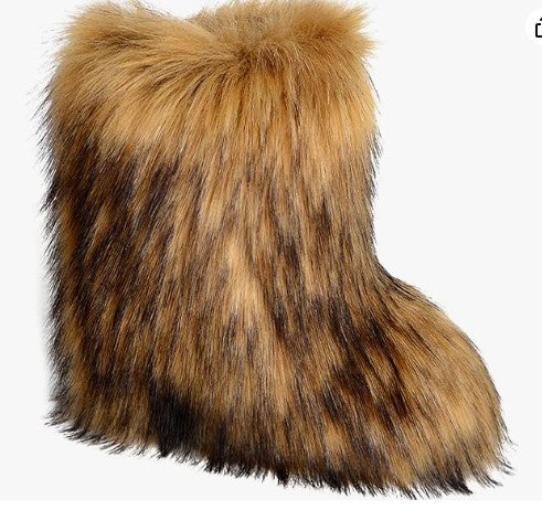 Fur-Lined Winter Boots
