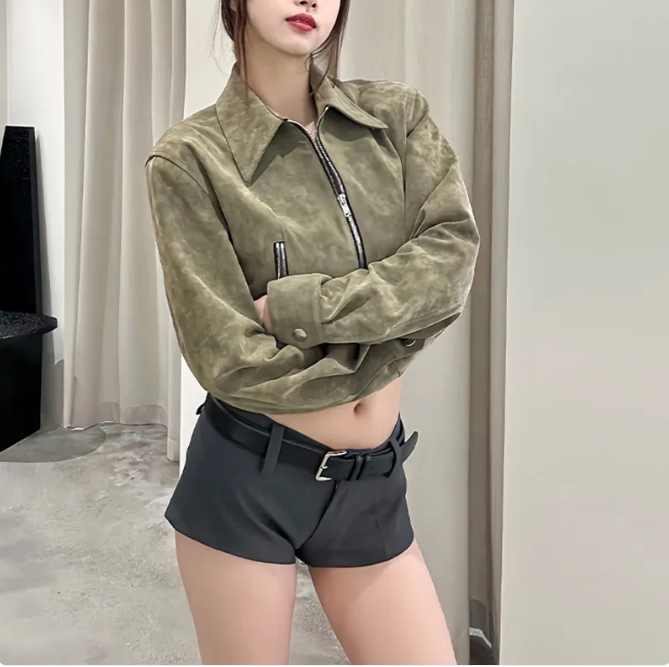 Classic Suede Transit Jacket for Women