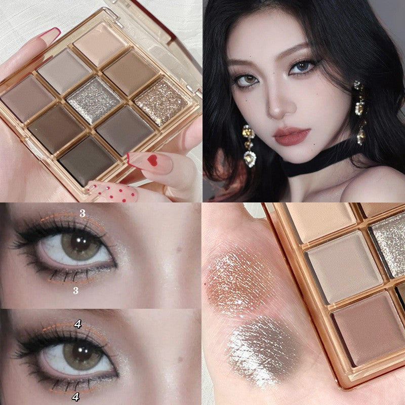 Prism Wellness Sunset Glow Nine-Color Eyeshadow Palette