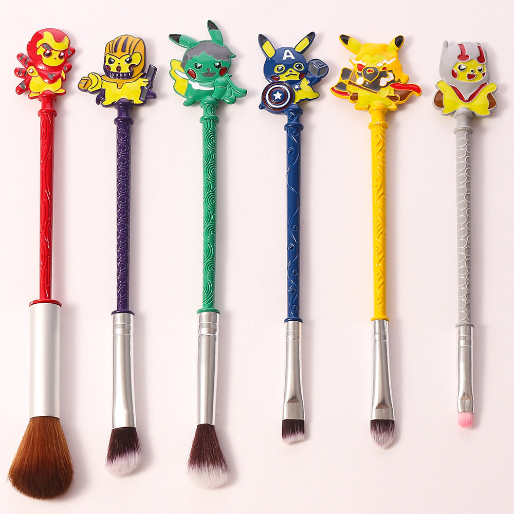Pikachu Makeup Brushes and Superhero Eyeshadow Brush