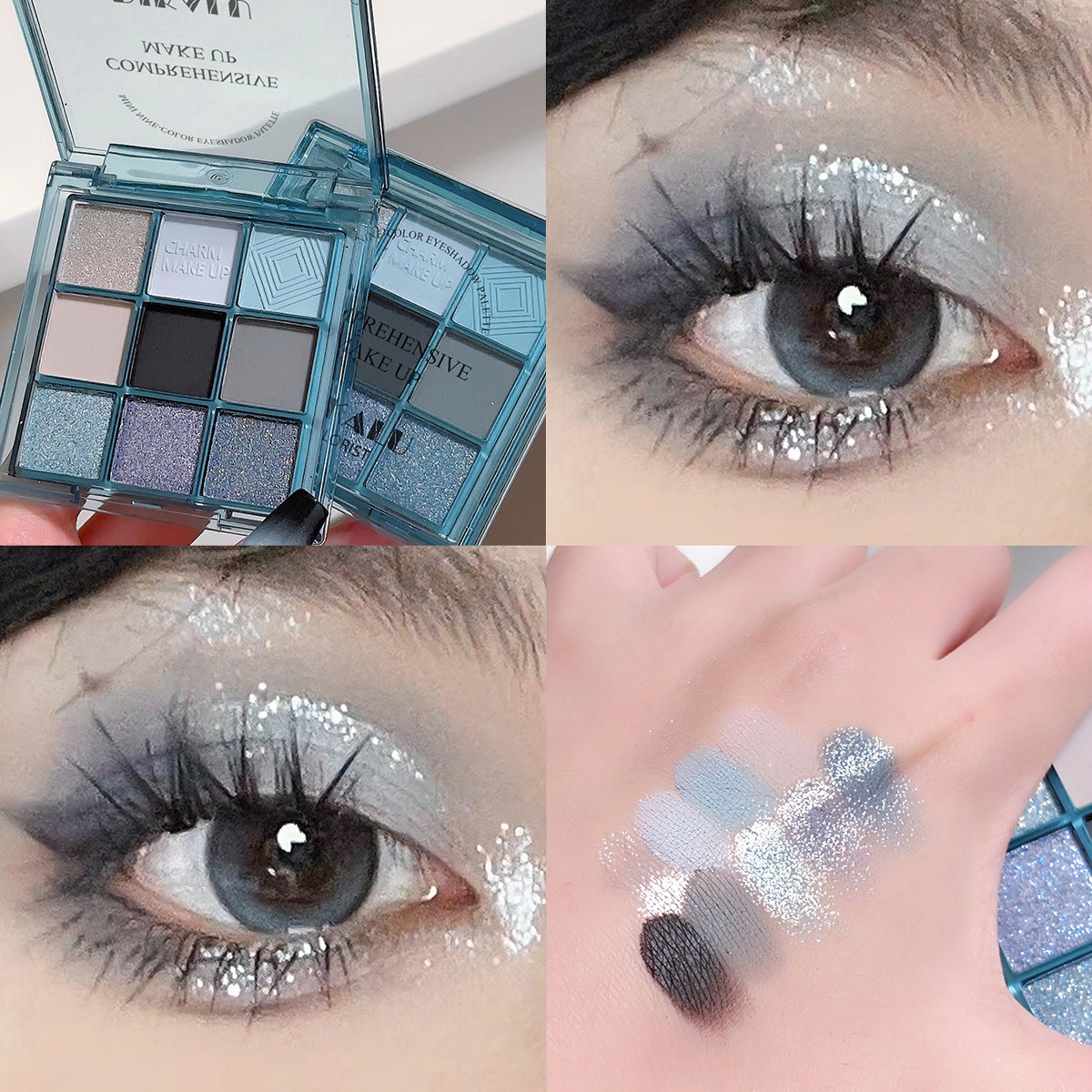 Prism Wellness Sunset Glow Nine-Color Eyeshadow Palette