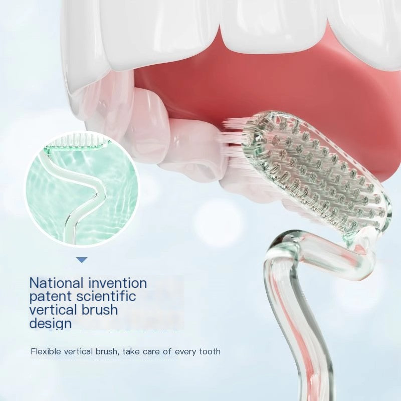 Prism Wellness S-Shape Soft Bristle Toothbrush for Adults