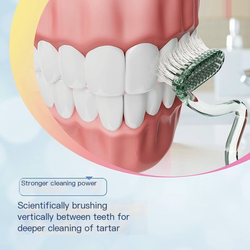 Prism Wellness S-Shape Soft Bristle Toothbrush for Adults