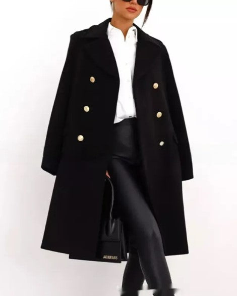 Fluffy 100% Wool Coat