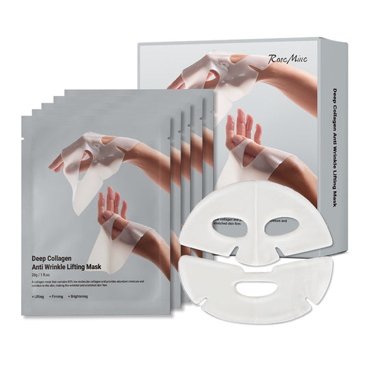 White Hydrating Collagen Face Mask (5-Pack)