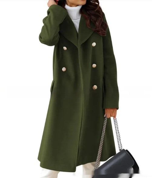 Fluffy 100% Wool Coat
