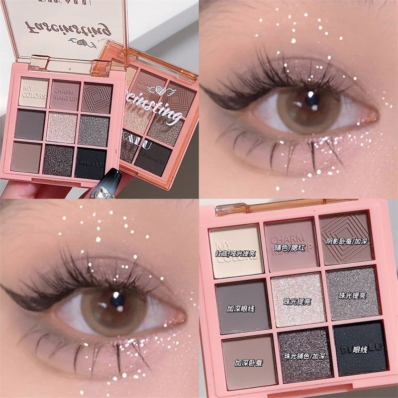 Prism Wellness Sunset Glow Nine-Color Eyeshadow Palette