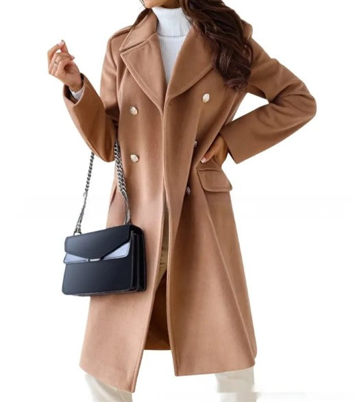Fluffy 100% Wool Coat