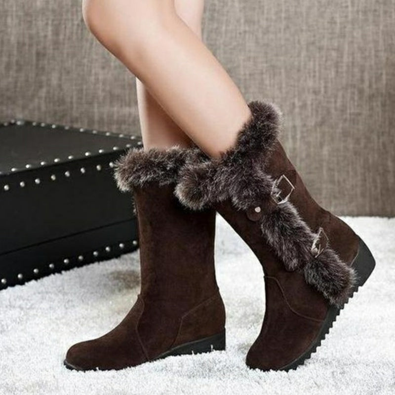 Prism Fleece Lined Winter Snow Boots for Women, Fashionable