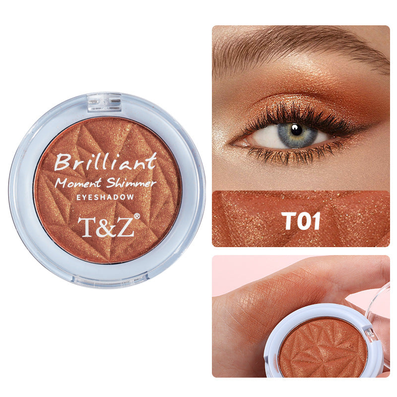 Wholesale Waterproof Shimmer Single Eyeshadow Palette