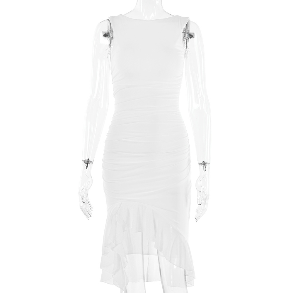 Chic Sleeveless Midi Dress
